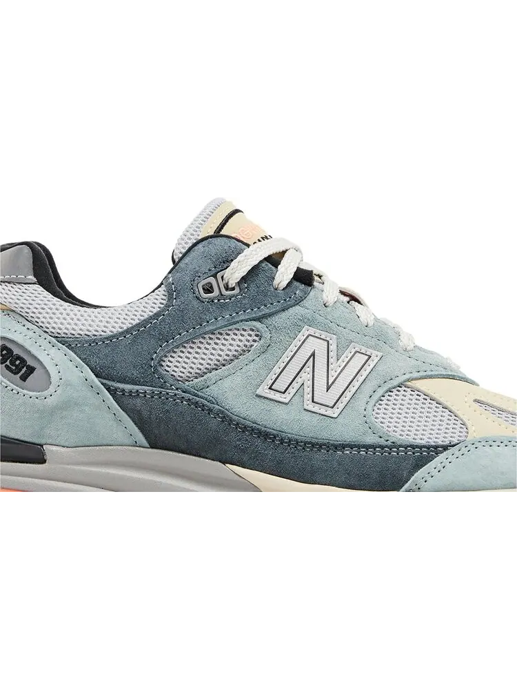 Кроссовки 991v2 Made In England 'Silver Blue Turbulence' — изображение 2 из 4, синий