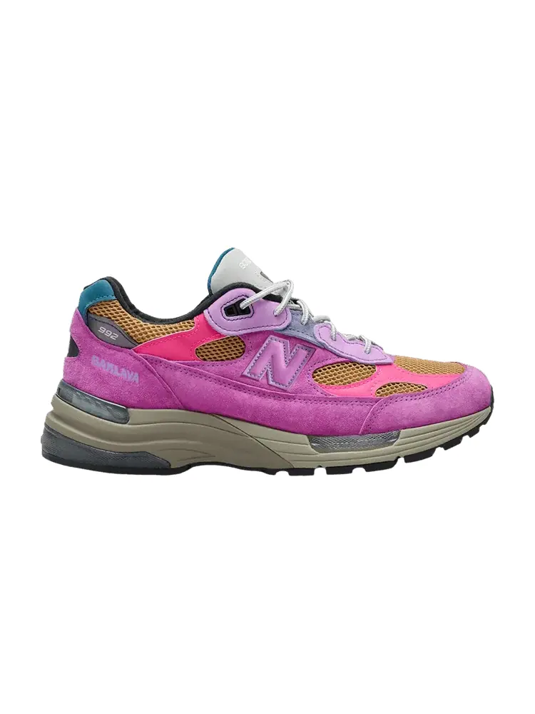 Кроссовки Action Bronson x New Balance 992 Made in USA 'Digitalis Purpurea' — изображение 1 из 1, фиолетовый