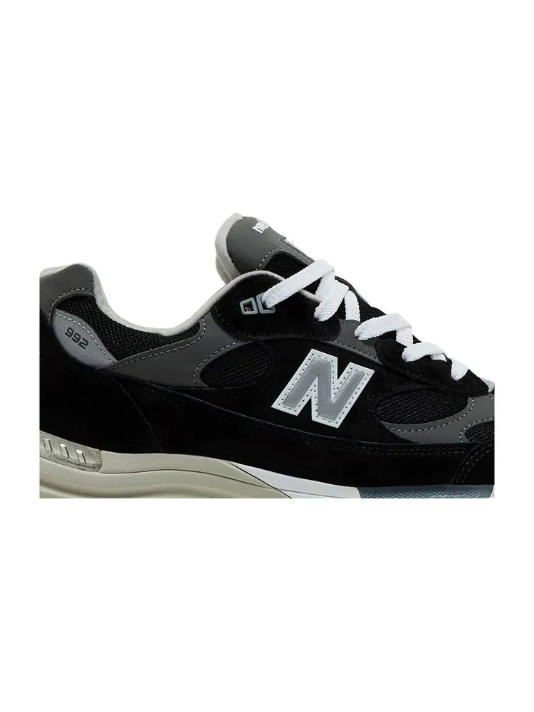 Кроссовки New Balance 992 Made in USA 'Black' — изображение 2 из 9, черный