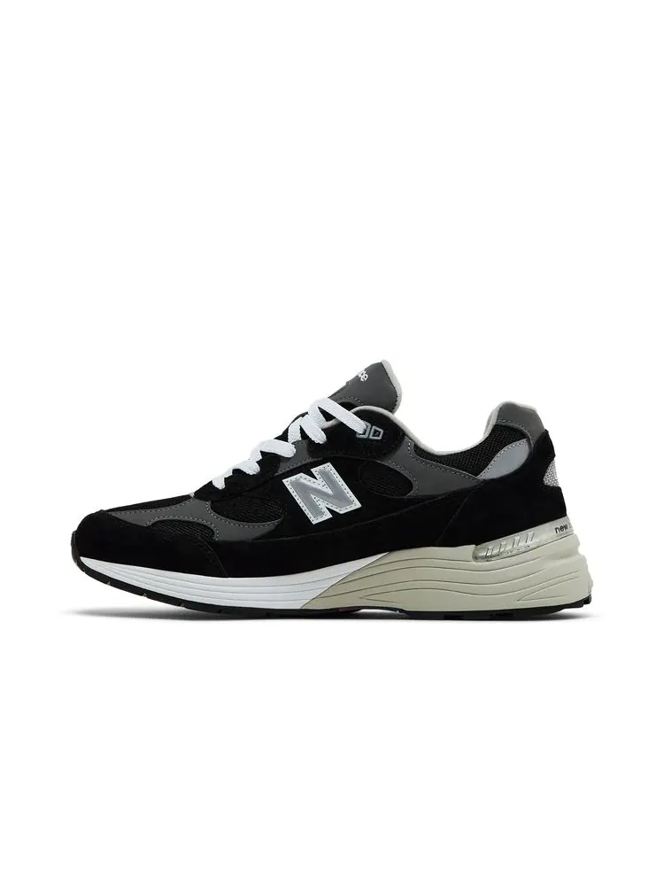 Кроссовки New Balance 992 Made in USA 'Black' — изображение 3 из 9, черный