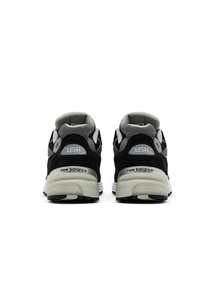 Кроссовки New Balance 992 Made in USA 'Black' — изображение 6 из 9, черный