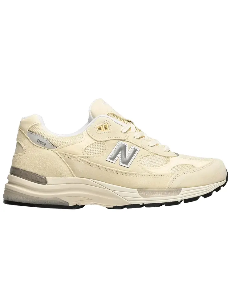 Кроссовки New Balance Teddy Santis x 992 Made in USA 'Calcium' — изображение 1 из 1, бежевый