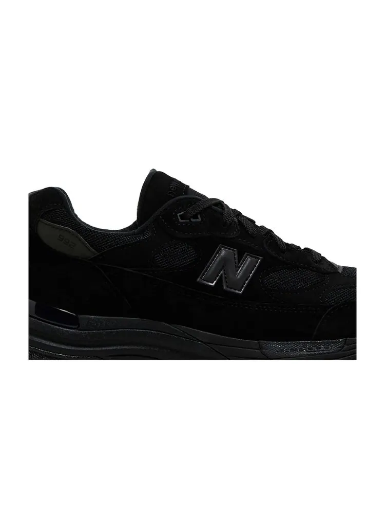 Кроссовки 992 Made in USA 'Triple Black' 2025 — изображение 2 из 9, черный
