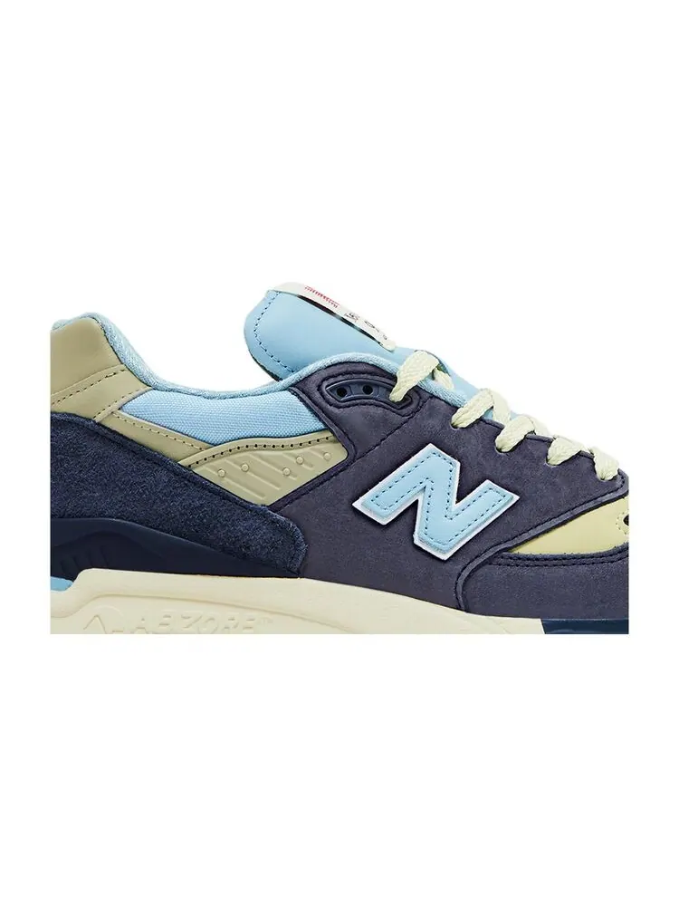 Кроссовки New Balance Teddy Santis x 998 Made in USA Navy Chrome Blue — изображение 2 из 6, темно-синий синий