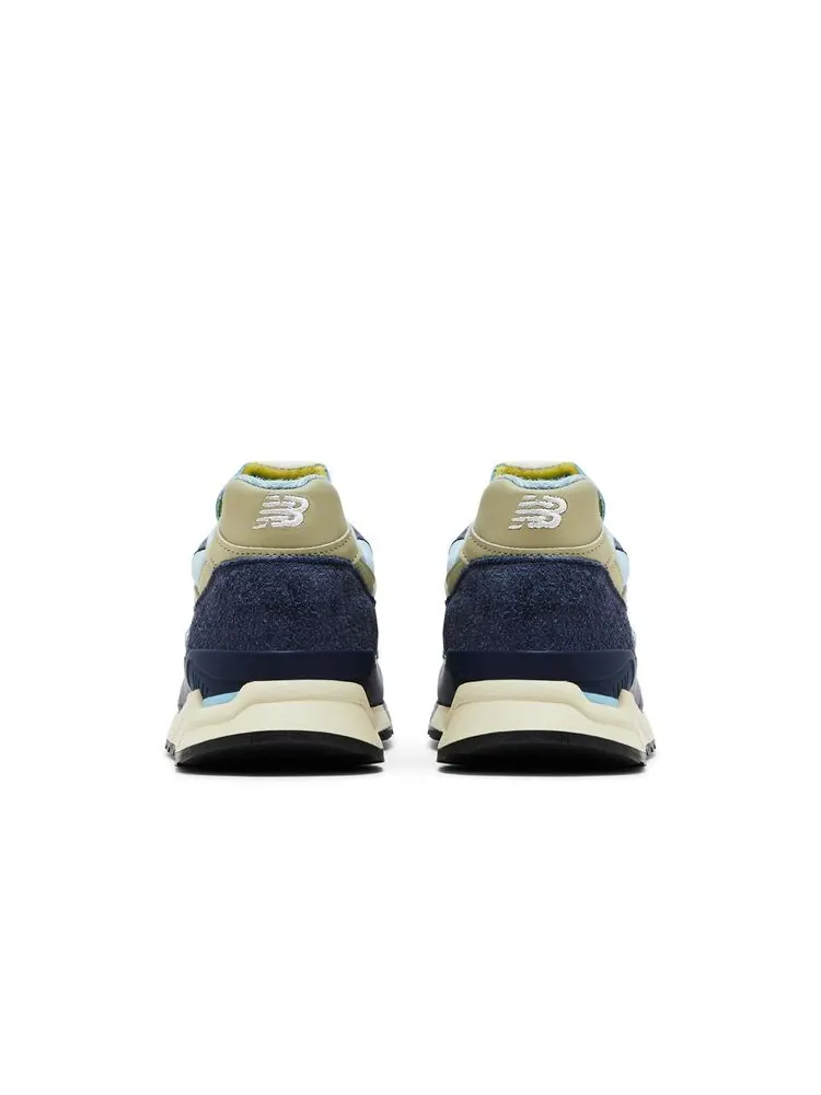 Кроссовки New Balance Teddy Santis x 998 Made in USA Navy Chrome Blue — изображение 6 из 6, темно-синий синий