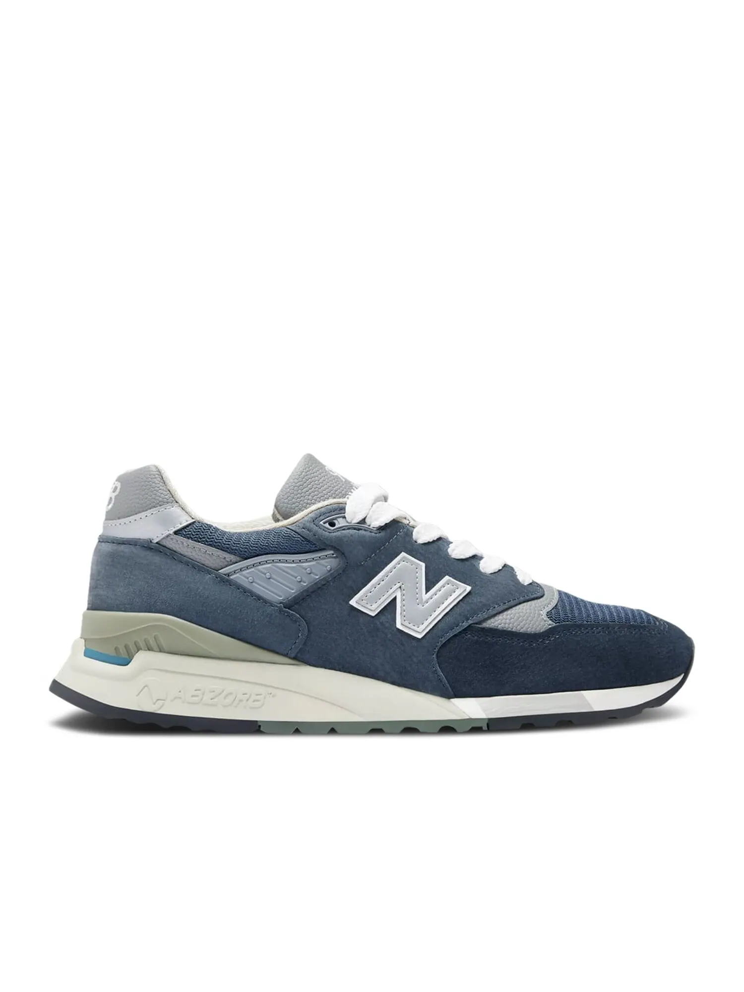 Кроссовки New Balance 998 Made in USA 'Navy Grey' — изображение 1 из 2, синий