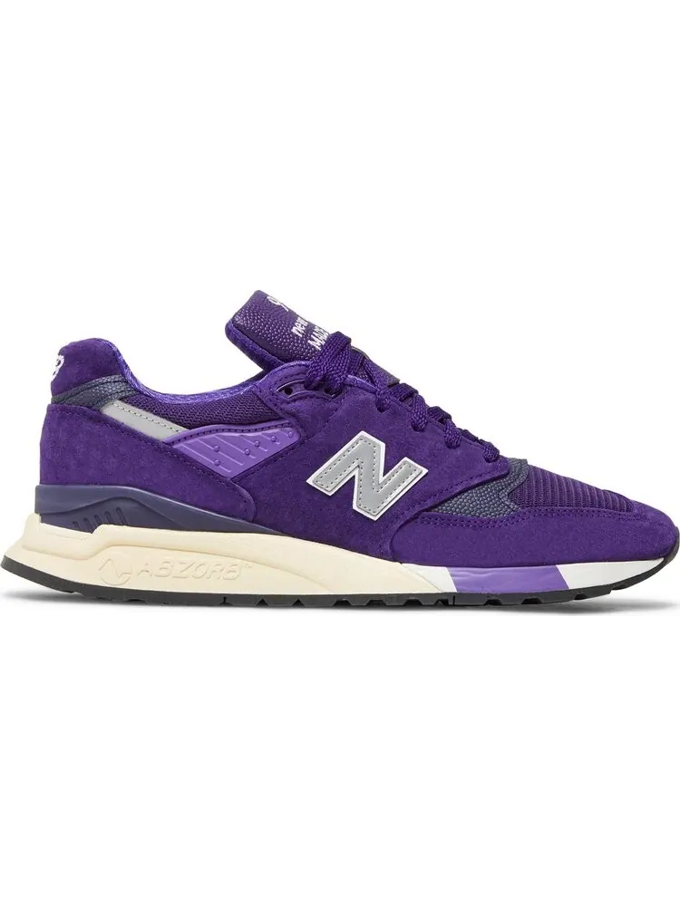 Кроссовки New Balance Teddy Santis x 998 Made in USA — изображение 2 из 4, фиолетовый
