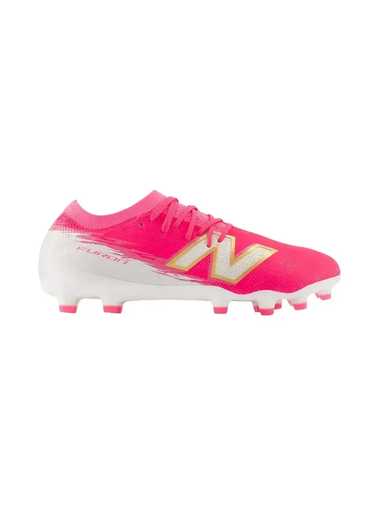 Кроссовки New Balance Furon Elite MG V8 'Pink Heat Sea Salt Gold Metallic' — изображение 1 из 1, розовый