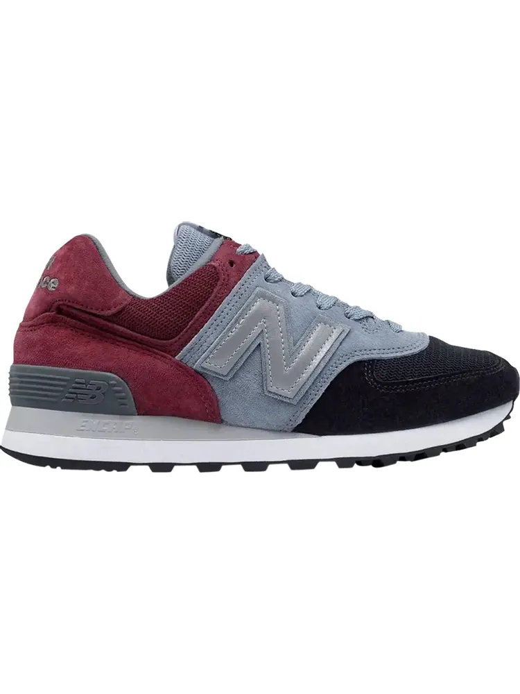 Кроссовки New Balance Wmns 574 Classic Made in USA 'Sax Wine' — изображение 1 из 1, красный