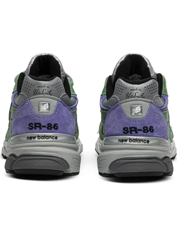 Кроссовки New Balance Stray Rats x 990v3 Made in USA 'Alternate' — изображение 6 из 8, зеленый