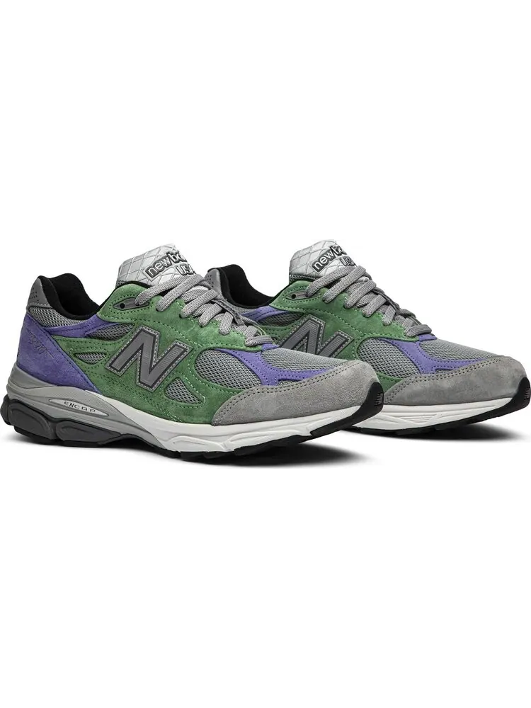 Кроссовки New Balance Stray Rats x 990v3 Made in USA 'Alternate' — изображение 8 из 8, зеленый