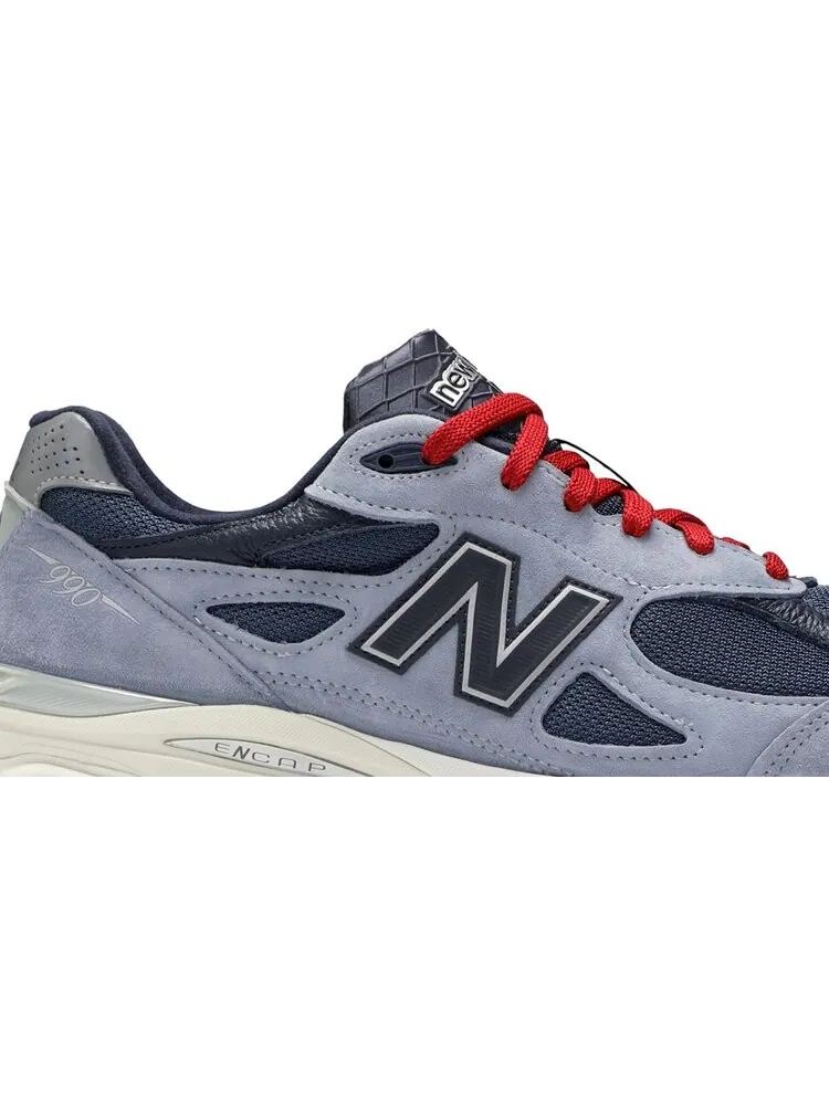 Лимитированные кроссовки New Balance No Vacancy Inn x 990v3 Made in USA 'Water and WiFi' — изображение 2 из 8, серый