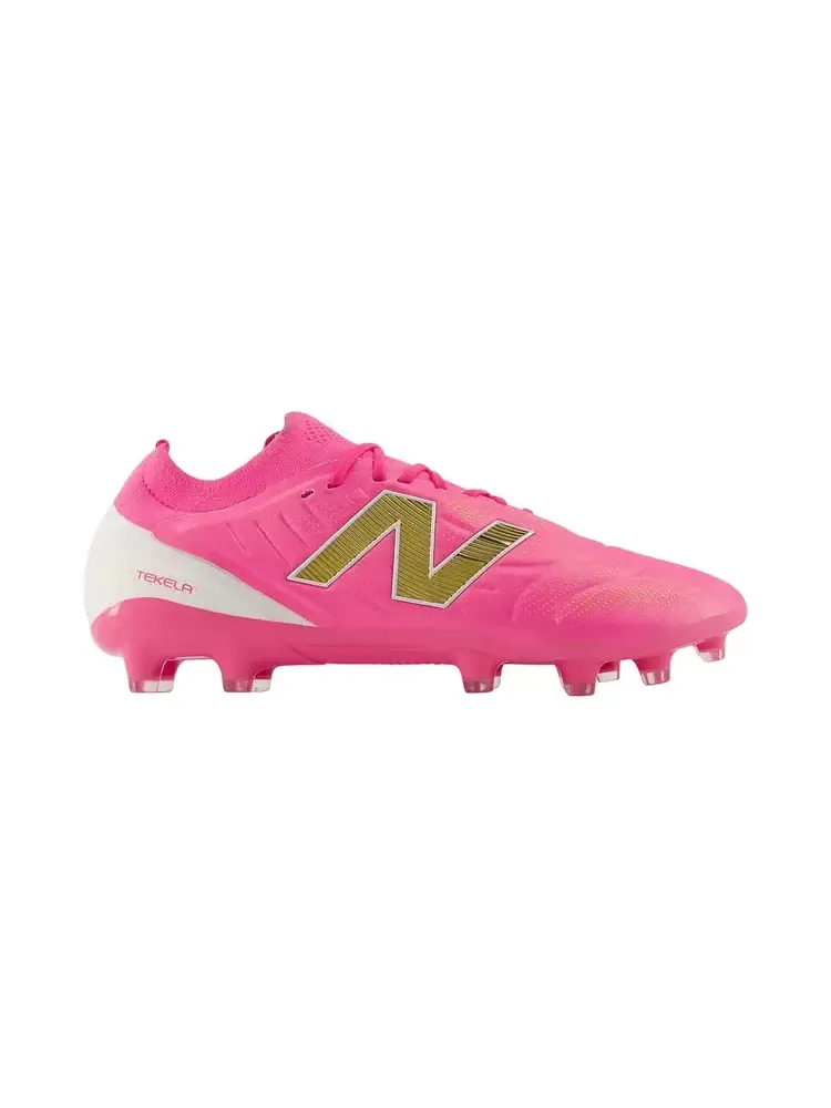 New Balance Tekela Elite Low MG V5 'Pink Heat Metallic Gold' — изображение 1 из 1, розовый