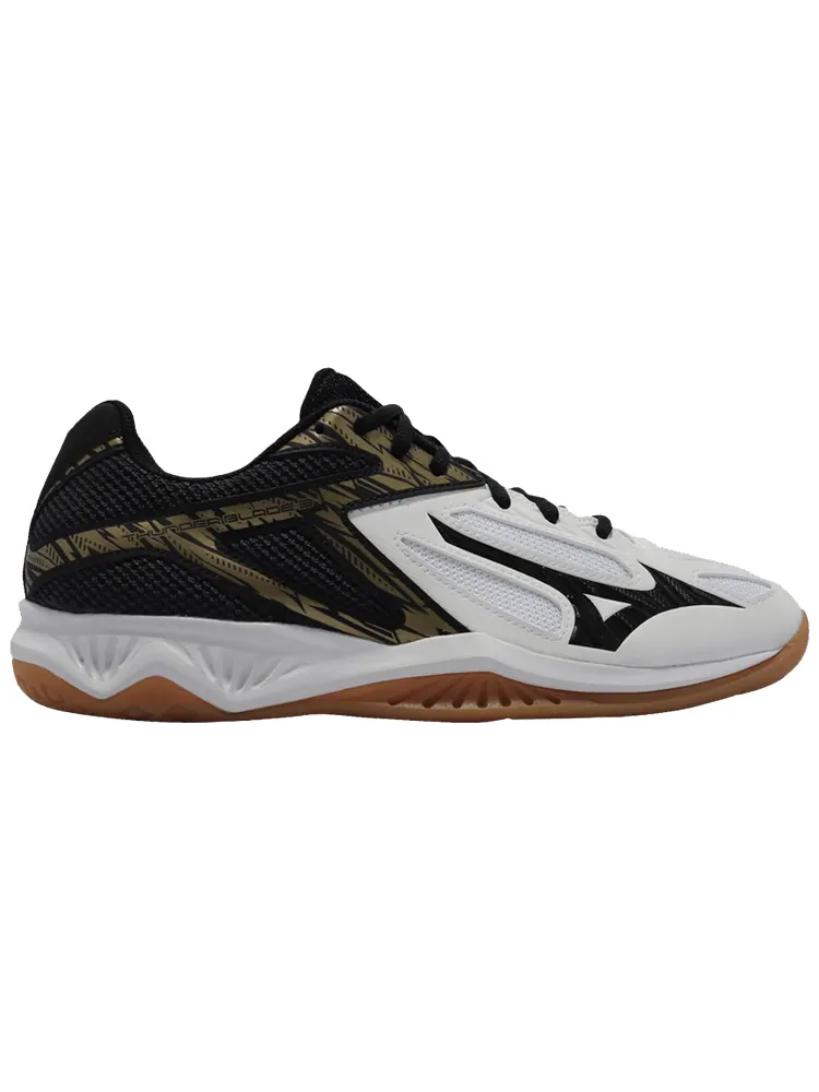 Кроссовки Mizuno Thunder Blade 3 'White Black Gold' — изображение 1 из 1, белый