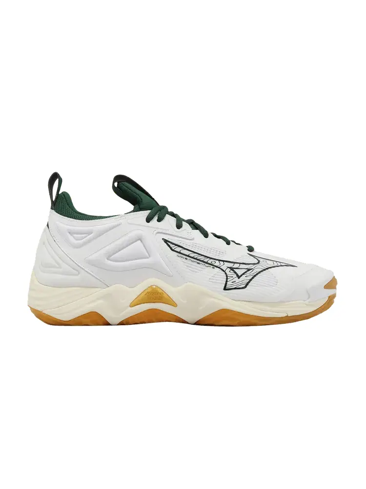 Кроссовки Wave Momentum 3 'White Green Gold' — изображение 1 из 1, белый зеленый золотистый