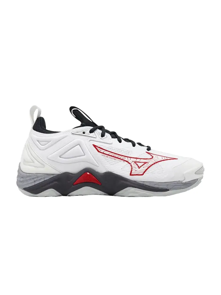 Кроссовки Wave Momentum 3 'White Salsa Vulcan' — изображение 1 из 1, белый