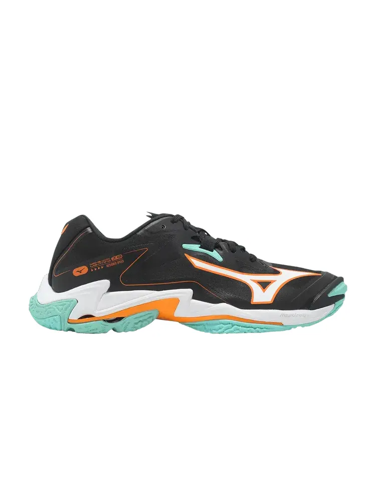 Кроссовки Mizuno Wave Lightning Z8 — изображение 1 из 1, черный зеленый