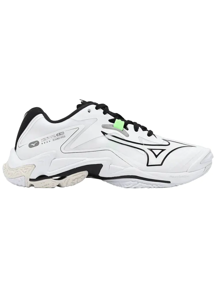 Кроссовки Mizuno Wave Lightning Z8 Wide 'White Black' — изображение 1 из 1, белый