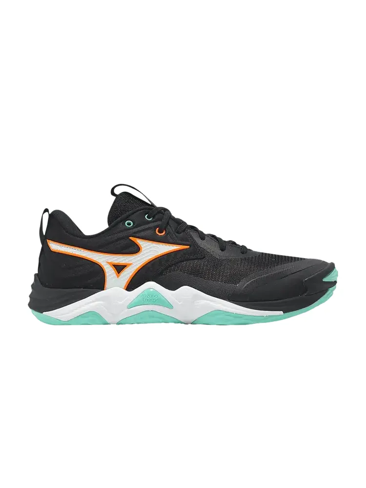 Кроссовки Mizuno Wave Momentum Elite — изображение 1 из 1, черный зеленый