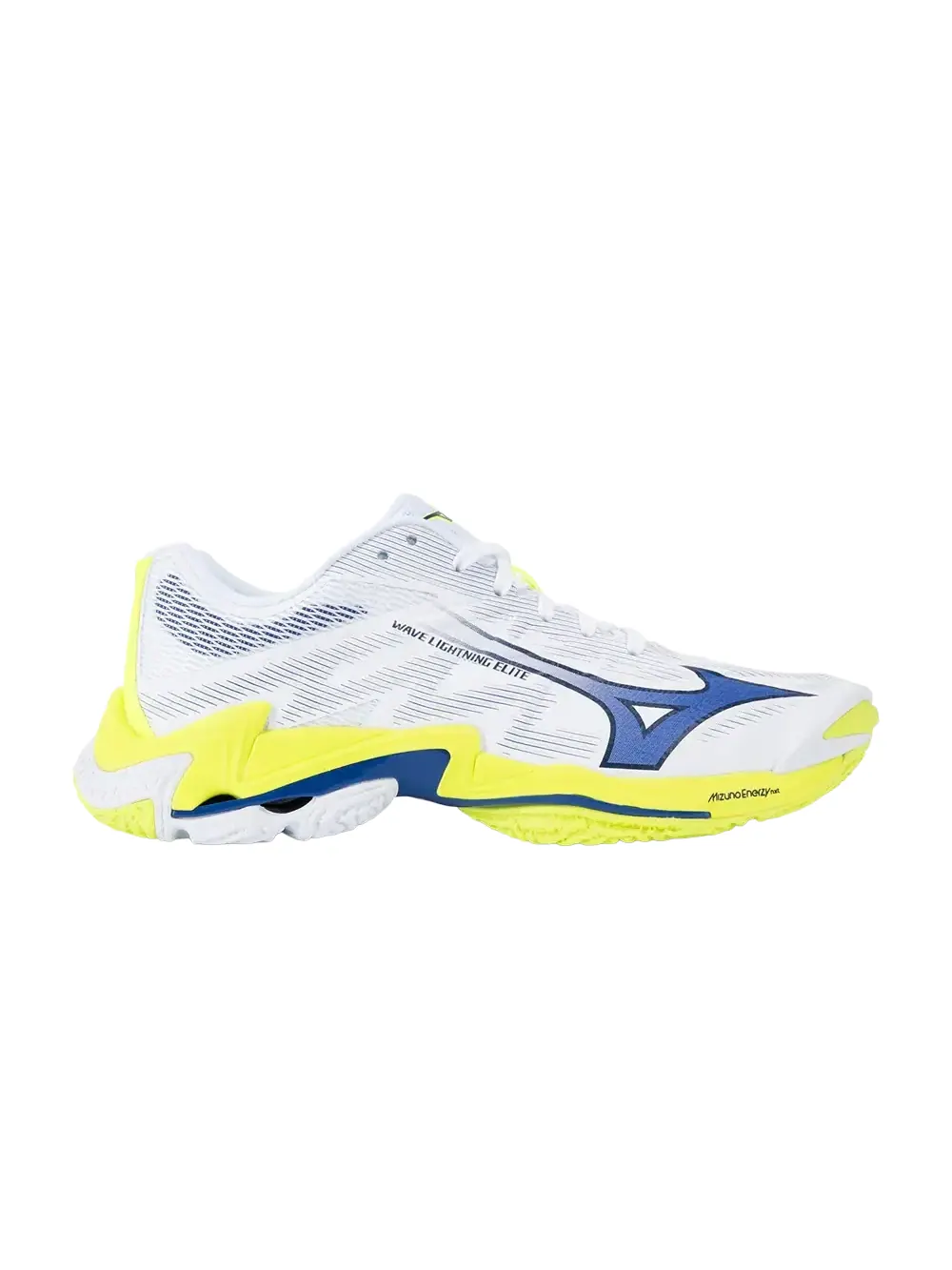 Кроссовки Mizuno Wave Lightning Elite — изображение 1 из 1, белый/синий-желтый