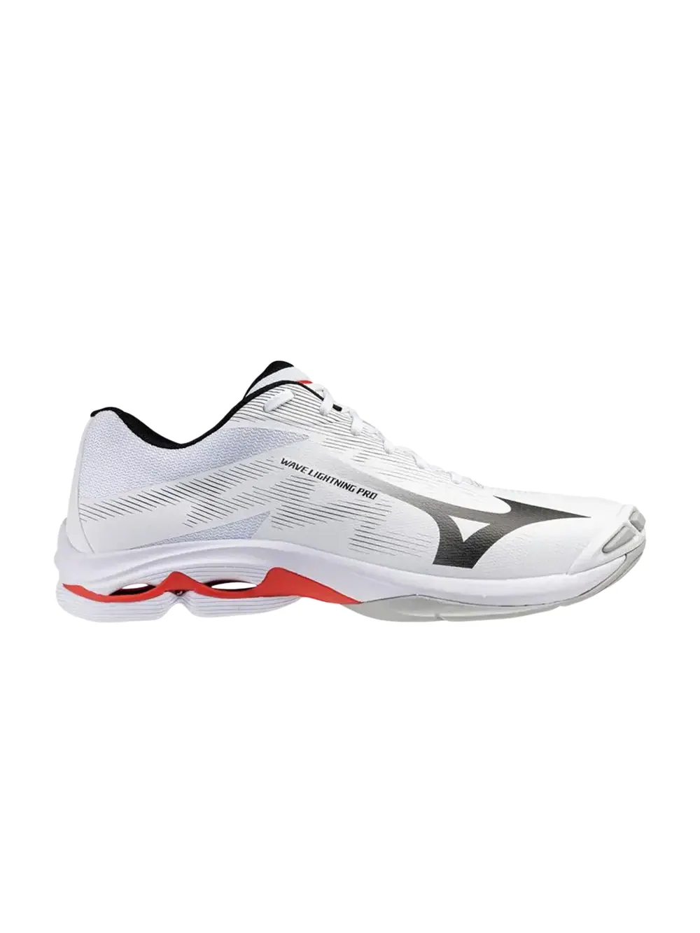 Кроссовки Mizuno Wave Lightning Pro — изображение 1 из 1, белый/черный-красный