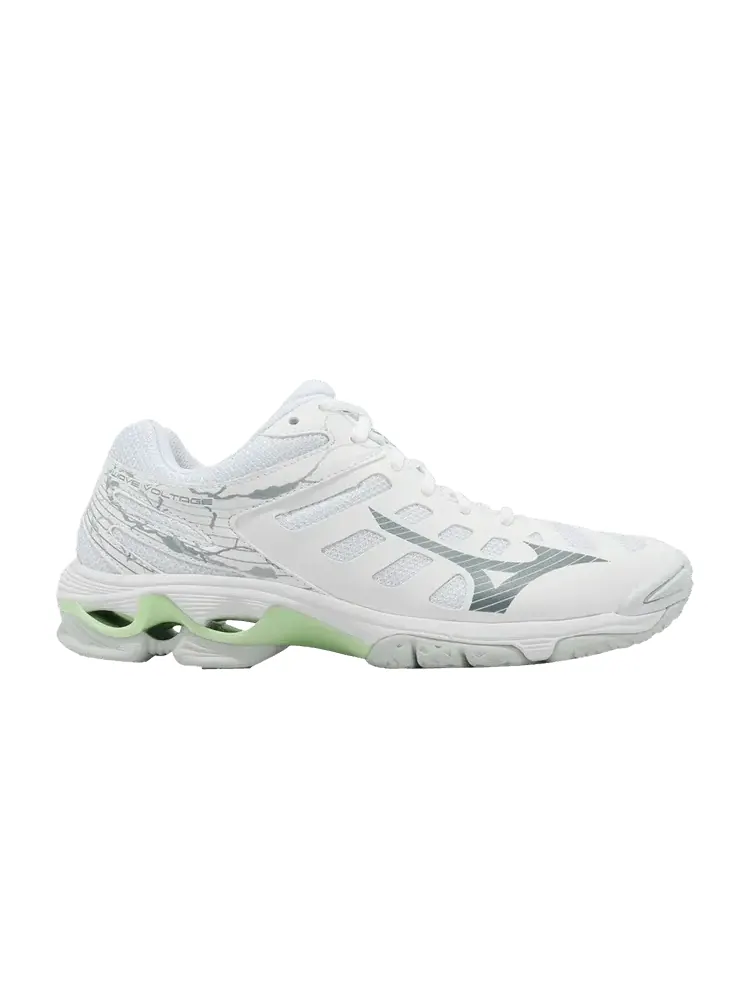 Кроссовки Mizuno Wmns Wave Voltage White Patina Green — изображение 1 из 1, белый