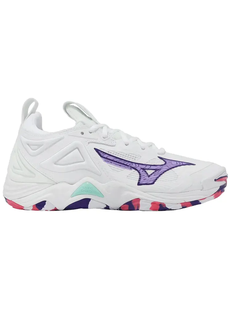 Кроссовки Mizuno Wmns Wave Momentum 3 'White Violet Indigo' — изображение 1 из 1, белый