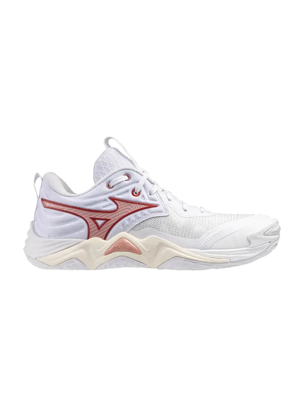 Кроссовки Mizuno Wmns Wave Momentum Elite — изображение 1 из 1, белый/красный