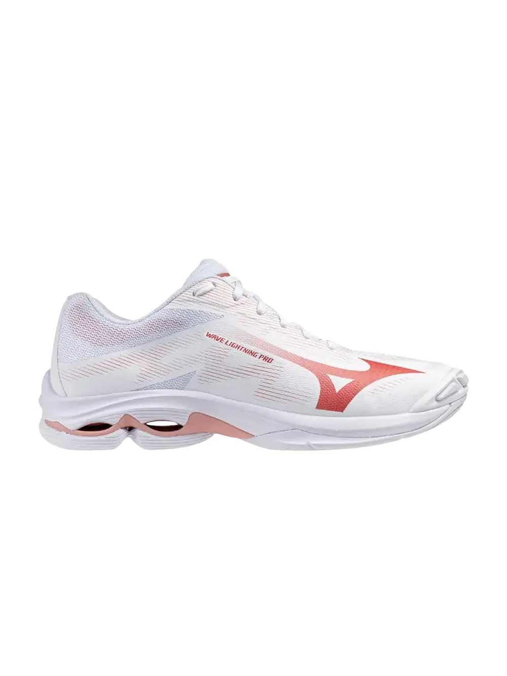 Кроссовки Mizuno Wmns Wave Lightning Pro — изображение 1 из 1, белый/розовый