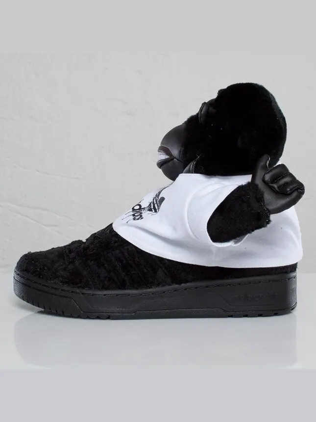 Кроссовки Adidas Jeremy Scott 'Gorilla' — изображение 4 из 4, черный