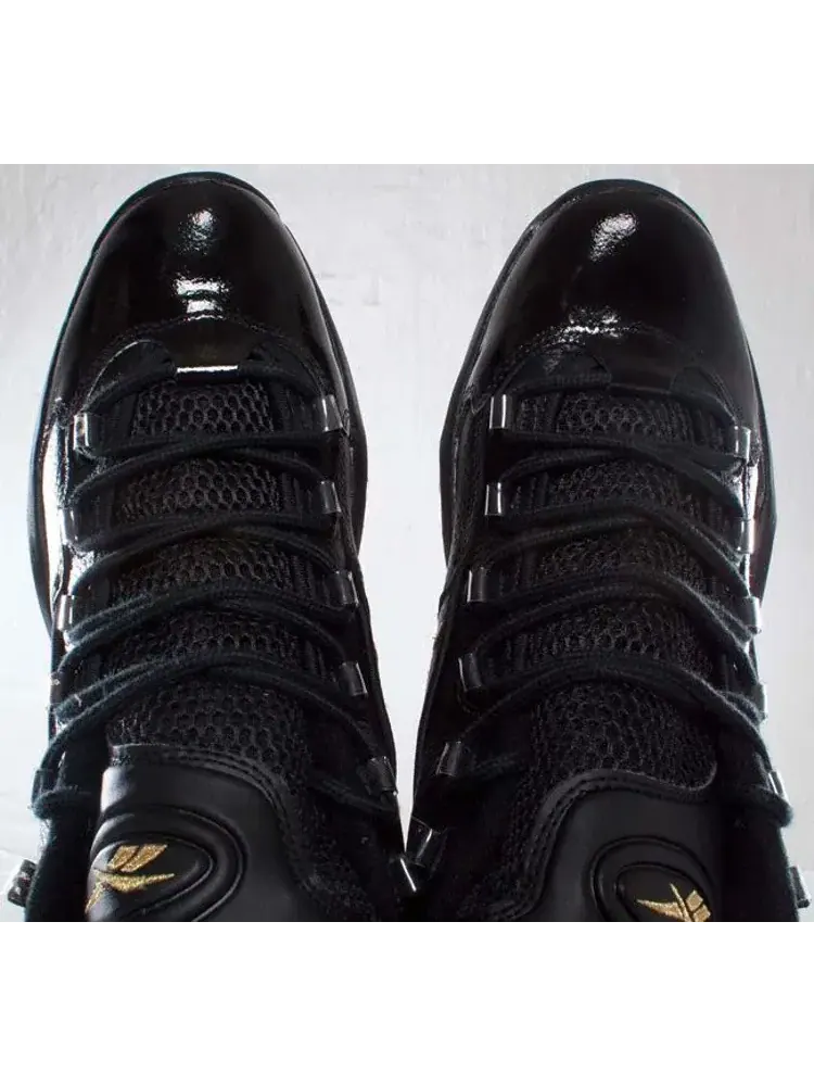 Кроссовки question mid 'new years eve' Reebok — изображение 9 из 10, черный