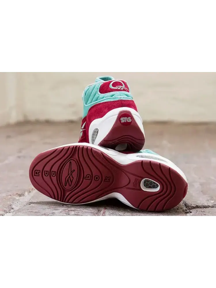 Кроссовки sneakersnstuff x question mid 'a shoe about nothing' Reebok — изображение 4 из 9, красный