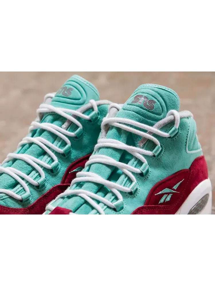 Кроссовки sneakersnstuff x question mid 'a shoe about nothing' Reebok — изображение 6 из 9, красный