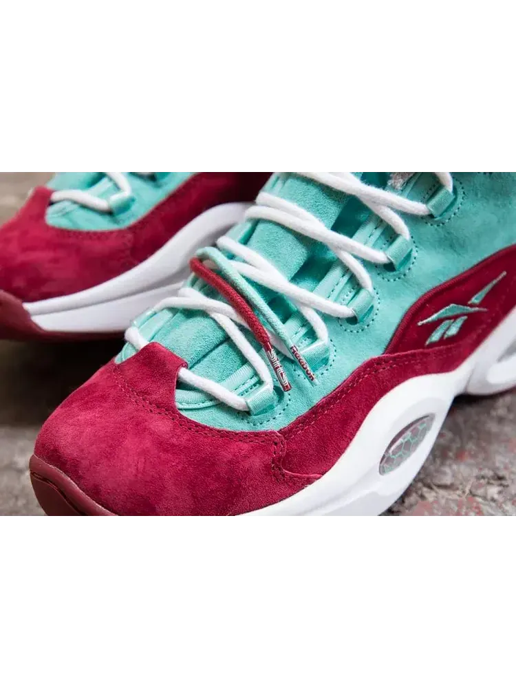 Кроссовки sneakersnstuff x question mid 'a shoe about nothing' Reebok — изображение 7 из 9, красный