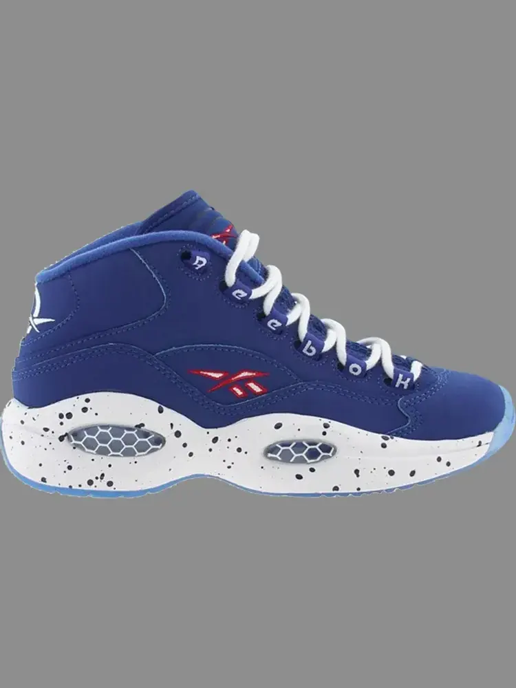 Кроссовки big kids question mid 'draft day' Reebok — изображение 1 из 5, синий
