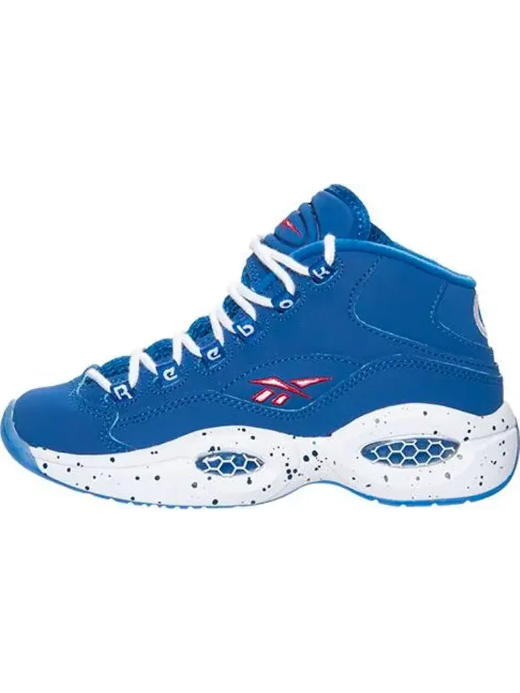 Кроссовки big kids question mid 'draft day' Reebok — изображение 2 из 5, синий