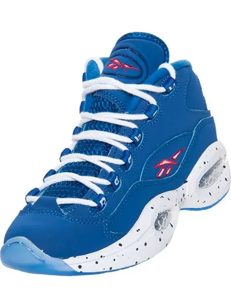 Кроссовки big kids question mid 'draft day' Reebok — изображение 3 из 5, синий