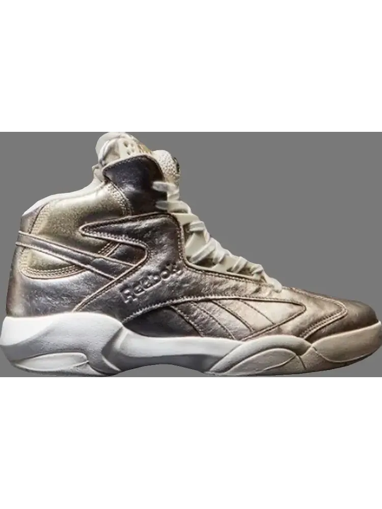 Кроссовки shaq attaq 'celebrate' Reebok — изображение 1 из 1, серебряный