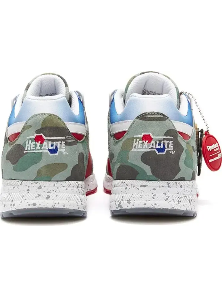 Кроссовки mita x a bathing ape x ventilator affiliates 'white red royal' Reebok — изображение 5 из 5, мульти