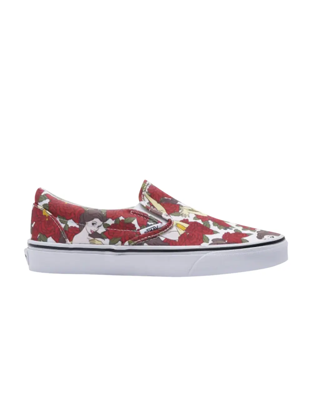 Слипоны Disney x Classic Vans — изображение 1 из 1, красный/белый