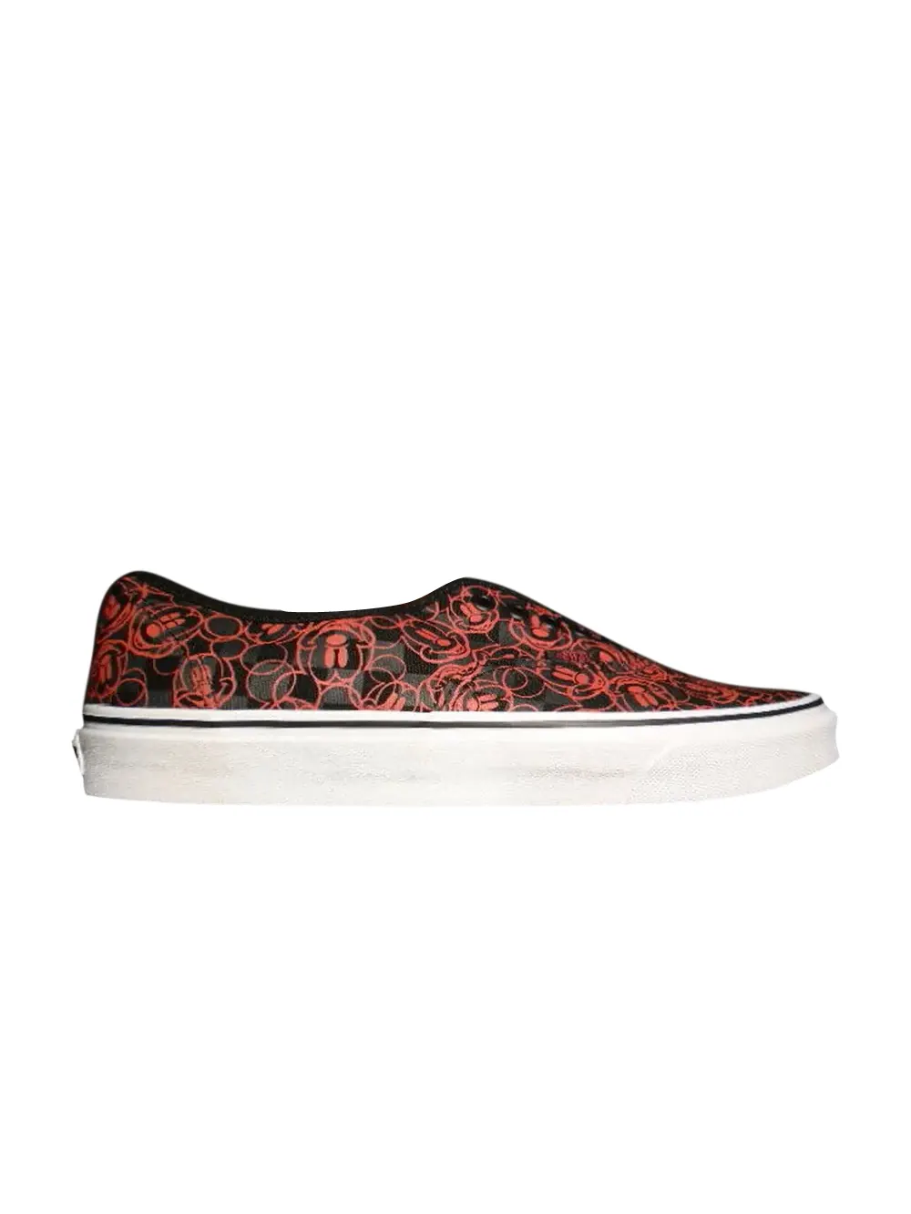 Кроссовки Disney x Authentic Vans — изображение 1 из 1, красный/черный/белый