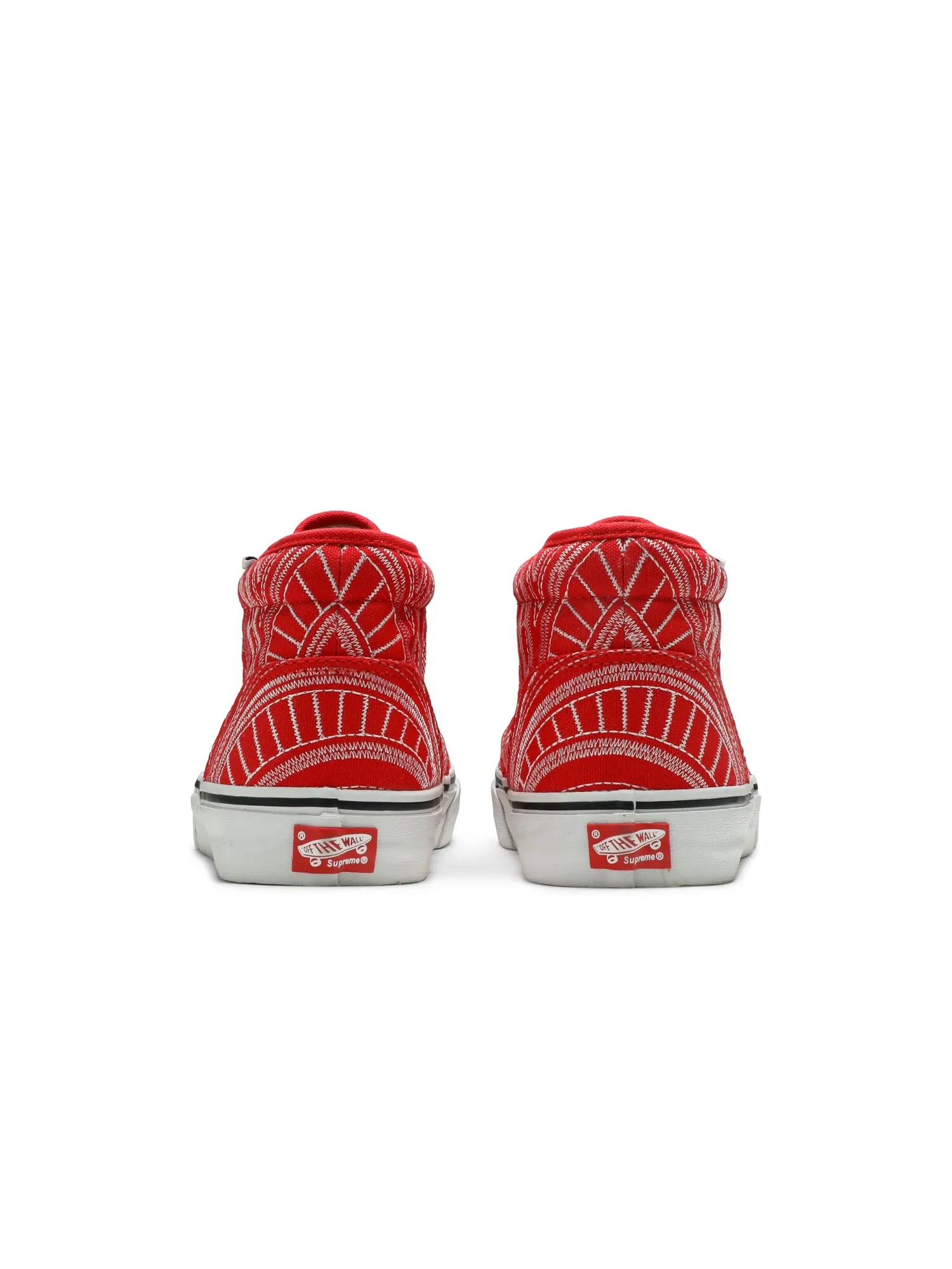 Кроссовки Supreme x Chukka Boot Vans — изображение 6 из 8, красный/белый