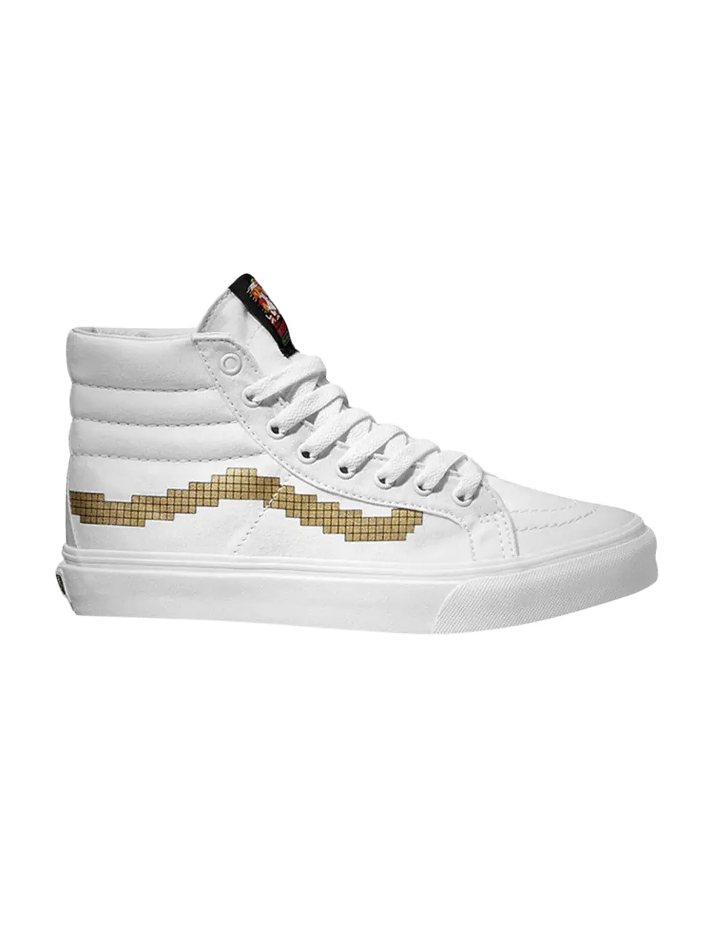 Кроссовки Nintendo x Sk8-Hi Slim Vans — изображение 1 из 7, золотистый/белый