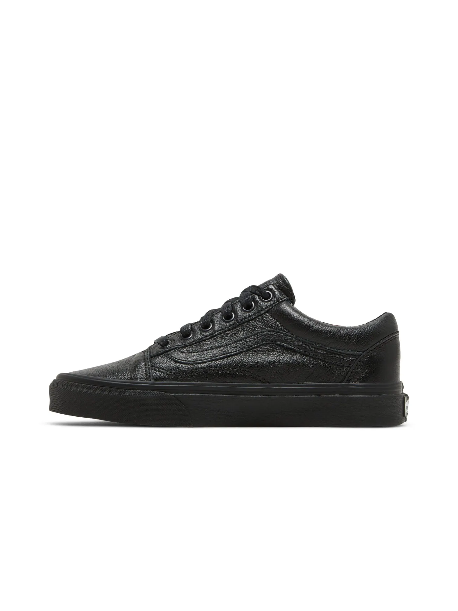 Кроссовки Old Skool Leather Vans — изображение 3 из 8, черный