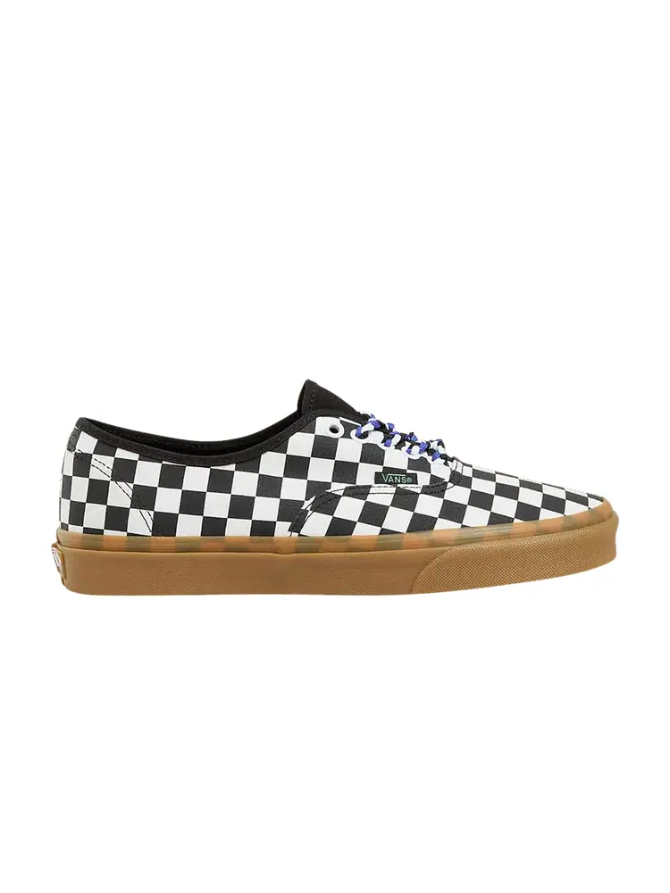 Кроссовки Vans Authentic Checkerboard - Black White Gum — изображение 1 из 1, черный