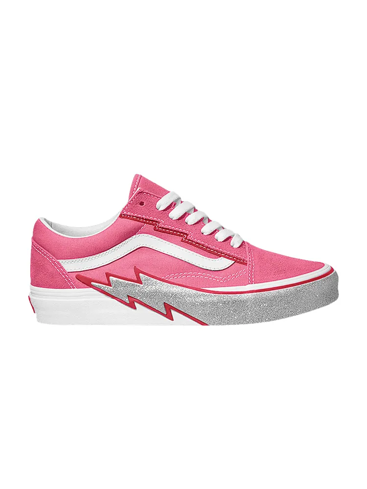 Кроссовки Vans Old Skool 'Bolt - Glitter Sidewall Honeysucker' — изображение 1 из 1, желтый