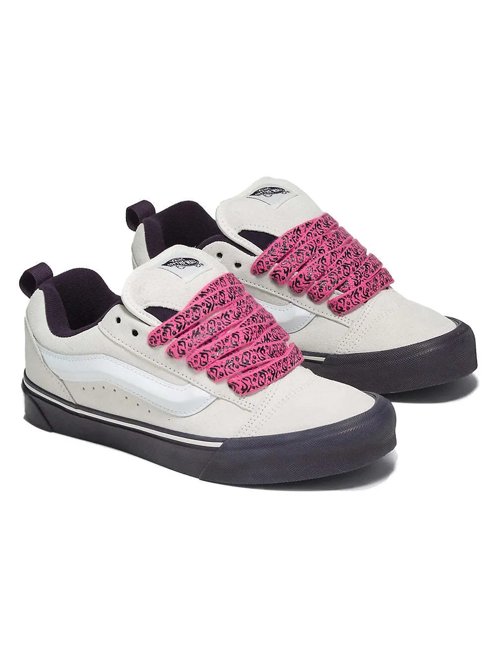 Кеды Knu-Skool Vans — изображение 2 из 5, кремовый/розовый