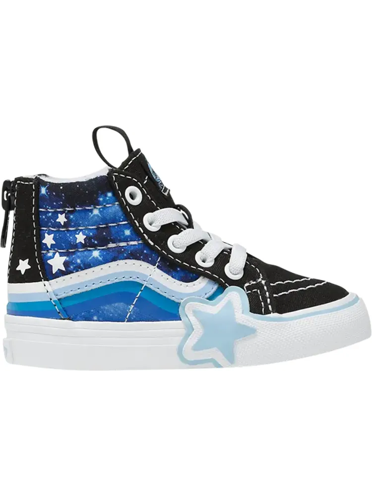 Кроссовки Sk8-Hi Zip Toddler 'Glow Galaxy Black' — изображение 1 из 1, черный