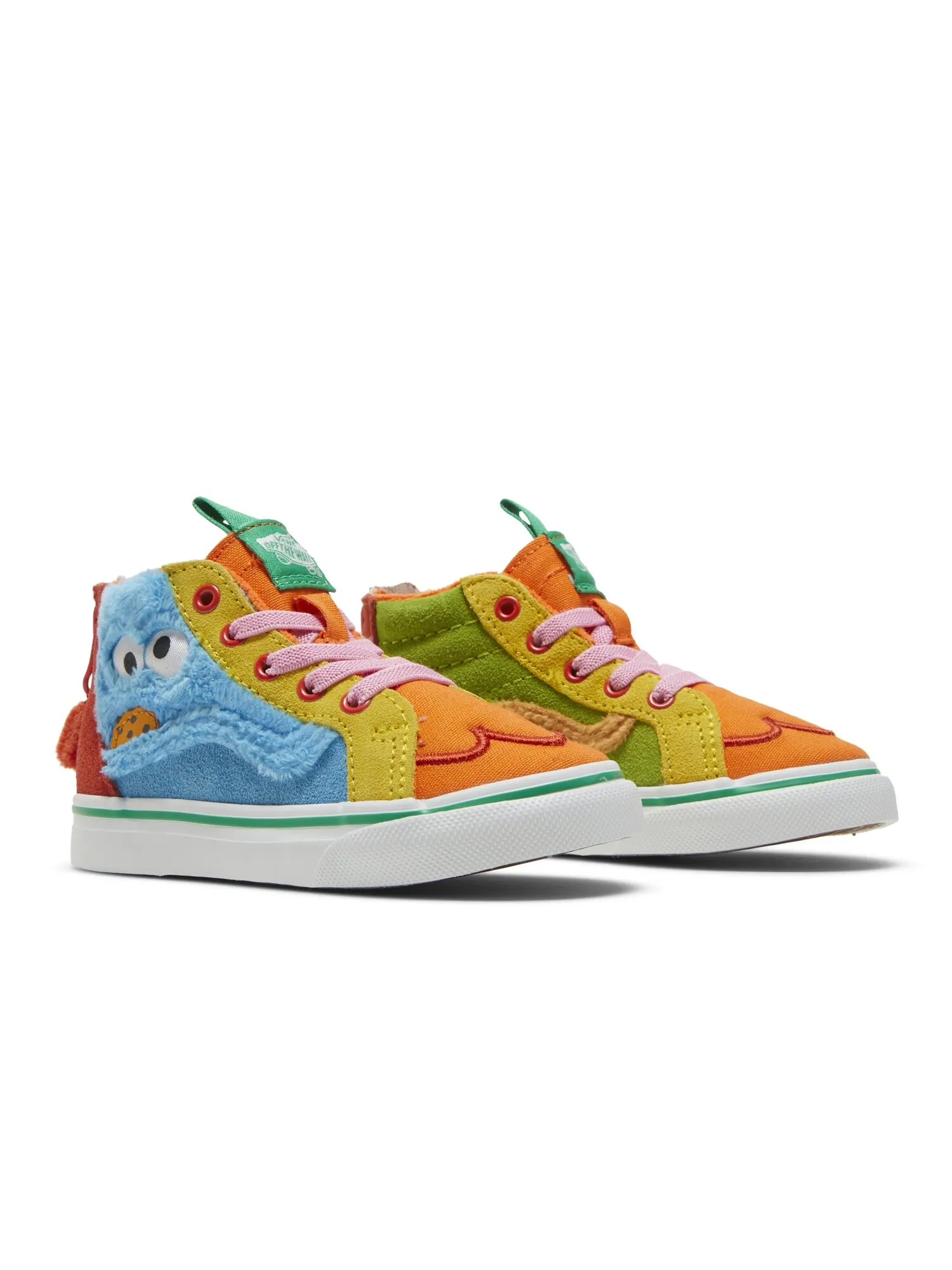 Ботинки Sesame Street x Sk8-Hi Zip Toddler Vans — изображение 8 из 8, мульти