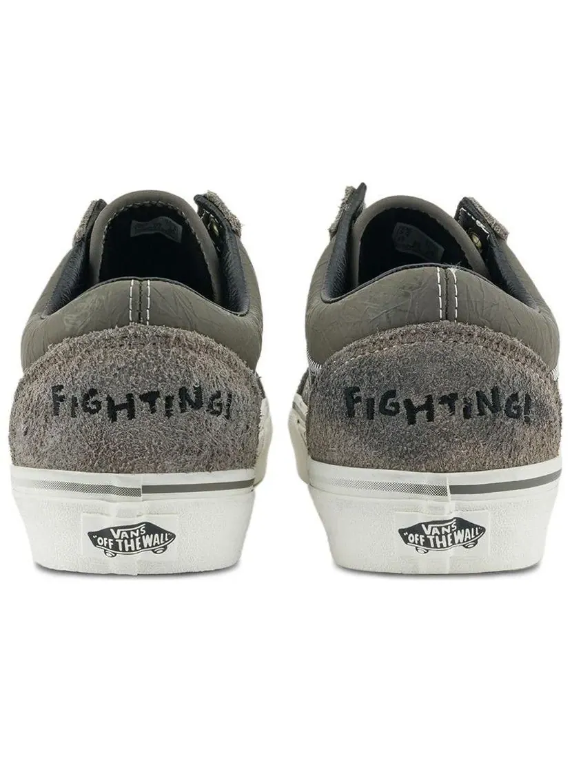 Кроссовки Vans Hirono x Old Skool Fighting — изображение 3 из 3, серый